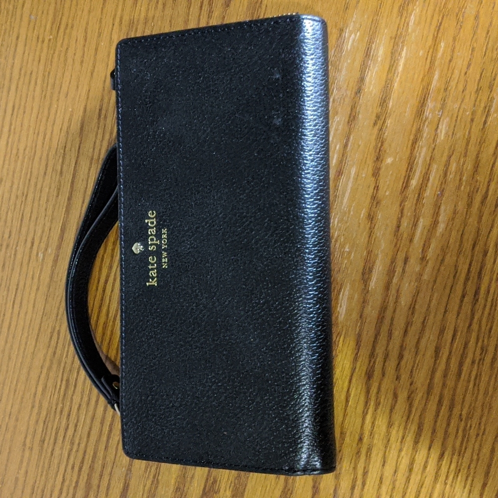 Kate Spade Black Wallet Wristlet